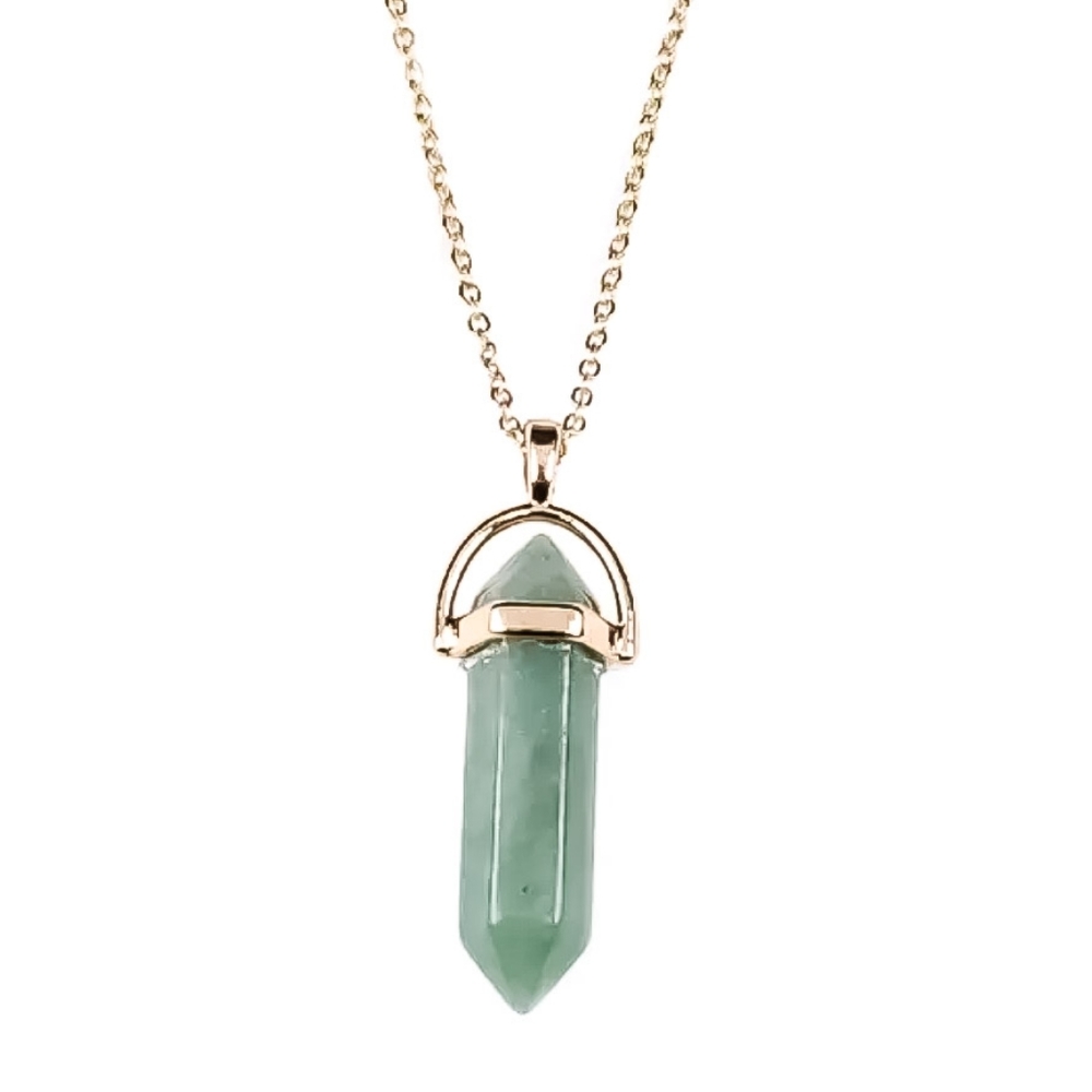 GREEN AVENTURINE Silver Pendant Only - Picture 3 of 3